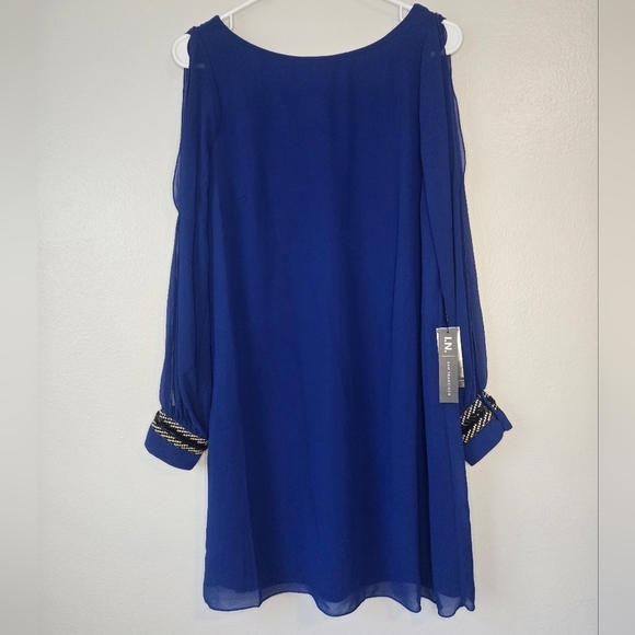 I.N. San Francisco Dresses & Skirts - NWT IN San Francisco Beaded Shift Dress Royal Blue Size Small